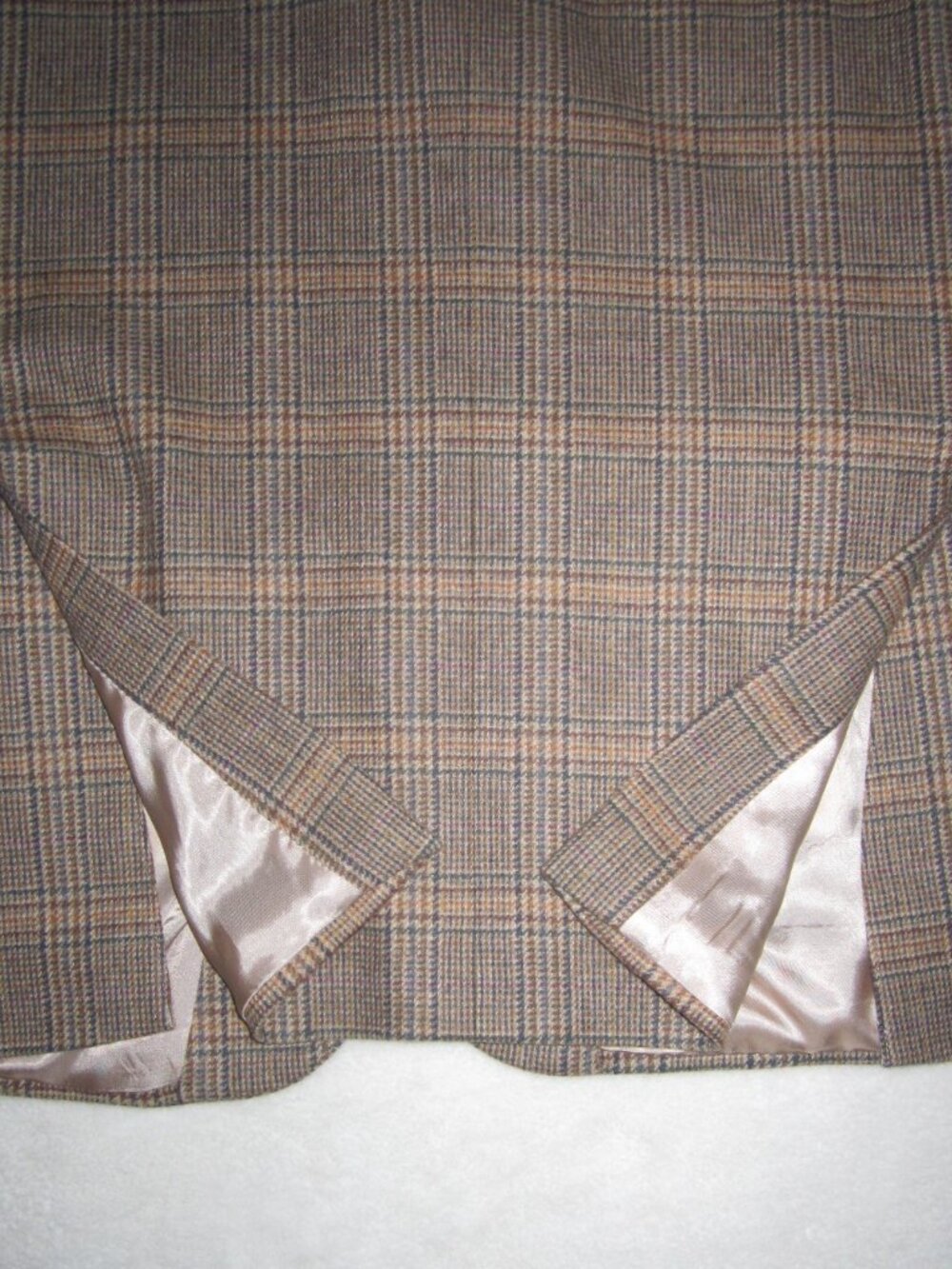 BEN SILVER Kynoch of Scotland 100% Lambswool Glen Plaid Sport Coat Men’s 46 R - Picture 12 of 15